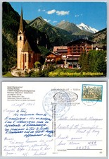 Heiligenblut Austria Postcard Hotel Glocknerhof Alps Church 1990 Posted picture