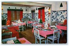 c1960's Dining Room For Glenwood Inn Interior Lake Placid New York NY Postcard picture