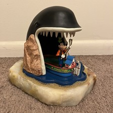 Disney Ron Lee Goofy & Monstro the Whale Tinkerbell Boat 8” Ltd Ed of 750 Heavy picture