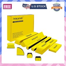 VOLSIVE 7pcs Hand Sanding Block Set, Rectangle Hook & Loop Pad for Auto Paint picture