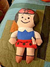 Nancy figurine, KNICkERBOCKER Deluxe Vintage NICE CLOTH , 6 1/2 in tall/TAG picture