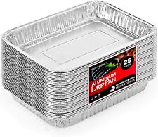 Stock Your Home Disposable Aluminum Foil Drip Pan, 1.25