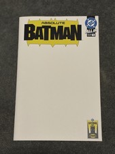 Absolute Batman 1 Batman Day Blank Sketch Cover DC Comics 2025 NM picture
