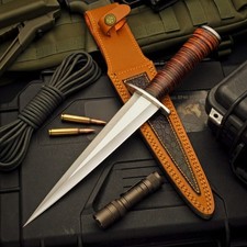 ARKANSAS TOOTHPICK MADE D2 STEEL DOUBLE EDGE TACTICAL SRUVIAL HUNTING-N-20 picture