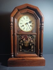 Vintage Ethan Allen Mantle/Shelf Clock w/German Urgos Movement 17 1/2
