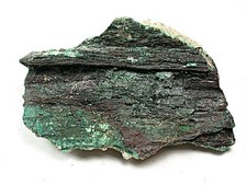 MINERALS : DJURLEITE AND CHALCOCITE PSEUDOMOTPH AFTER PETRIFIED WOOD, N. MEXICO picture