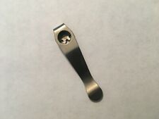 Titanium Deep Carry Pocket Clip Made For Spyderco Delica 4 Knife picture