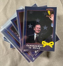 1991 AMA Desert Storm Operation Yellow Ribbon 60 Card Lot Bush Powell Dupes picture