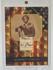 1/1 Handwritten Keepsake Historic Edition HARRIET TUBMAN Relic GOLD-USA Variant picture