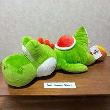 USJ Super Nintendo World Yoshi Cushion Plush Doll Pillow Length 25.3