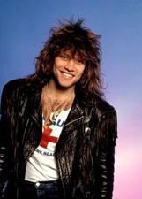 American Signer Jon Bon Jovi Classic Vintage 1980s Publicity Photo Poster 24x36 picture
