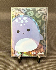 2024 Panini Squishmallows Series 1 Truman #80 Black Ice Prizm 1/1 ONE OF ONE picture