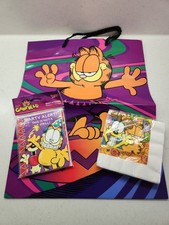 Vtg Garfield Birthday Party Supplies Lot NOS Sealed Invitations Napkins Gift Bag picture