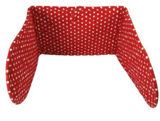 Home-X Red and White Polka Dot Pattern Double Oven Glove New In Package picture
