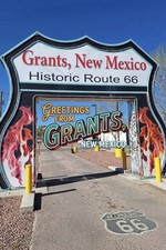 Greetings From Grants, New Mexico Modern Route 66 Large Letter Postcard B681 picture