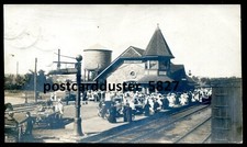 GEORGETOWN Ontario 1907 Train Station. Real Photo Postcard picture