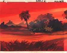 Fonz Cartoon Happy Days Gang Background Production Animation HB 1980-1 B-23 picture