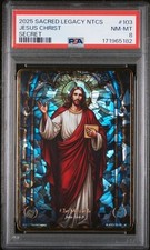 2025 Sacred Legacy NTCS #103 : Jesus Christ : Secret Rare : 1E : PSA 8 picture