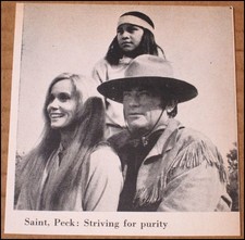 1969 Gregory Peck Eva Marie Saint Clipping Photo 3.25