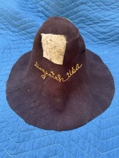Vintage Dogpatch USA Arkansas Souvenir Felt Hillbilly Hat Original Theme Park picture