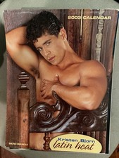 KRISTEN BJORN  pres:  2003 LATIN HEAT CALENDAR *  *  COLLECTORS ITEM picture