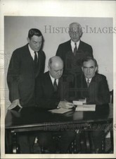 1932 Press Photo James Farley, Chairman of Democratic National Committee picture