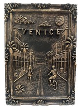 Venice Beach 10” X 7”  California Wall Art Plaque 3d Relief Sculpture Home Decor picture