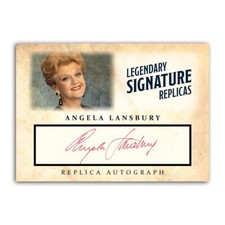 Angela Lansbury Murder She Wrote Replica Autograph Signature Collectible Card picture