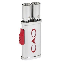 CAO Tailpipe Flathead Cigar pipe Torch Lighter Double Flame picture