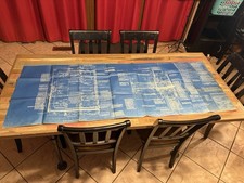 WWII Ship Blueprint SS Cristobal Engine Room Bethlehem Steel US Panama Canal picture