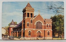 Waynesboro Pa St Andrew's Roman Catholic Church c1940s Postcard M2 picture