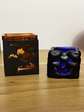 two vintage Halloween tealight holders picture
