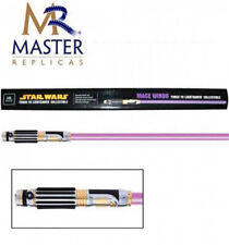 MR Master Star Wars Replicas Mace Windu Lightsaber LED light Limited  IN STOCK picture