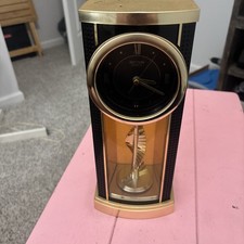 1980s Wonderful Vintage Rare Rhythm Quartz Office & Desk Clock, Stairs to Heaven picture