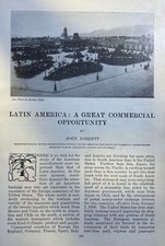 1908 Latin America Lima Peru Montevideo Uruguay Rio De Janeiro Brazil picture