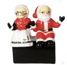 Josef Originals Mr. and Mrs. Santa Claus Celebrate Christmas Figurine picture