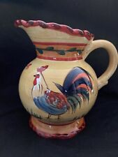 Heartfelt Kitchen Creations Rooster Pitcher 8” picture