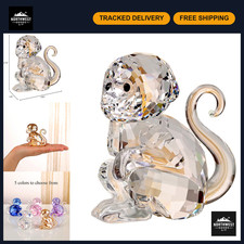 DOJOZ Crystal Little Monkey Animals Lovely Craft Decorations for Home Ornaments picture