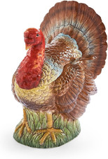 96Oz Turkey-Shaped Soup Tureen - Dolomite Thanksgiving Serveware | Large Table C picture