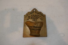 Antique  Cast Iron Match Coal Advertising 