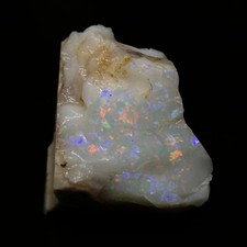 Superb Majestic Pink Spencer Idaho Opal Rub With A Vibrant Color Flake Pattern picture