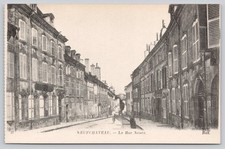 Neufchâteau France Rue Neure Street Scene RPPC Neurdein Postcard c1900s picture