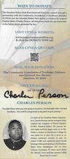 Charles Person signed pamphlet Freedom Riders Civil Rights RARE COA LOOK picture
