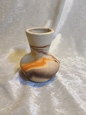 American Indian Nemadji Pottery Handmade Handpainted Vase Made In USA 4