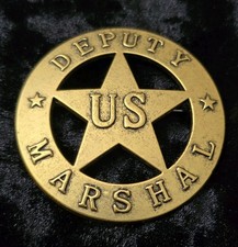 Deputy US Marshal Old West Replica Badge.  . picture