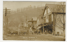 SUPER Circa 1910 RPPC - Main St. DILLONVALE, O. Big Department Store picture