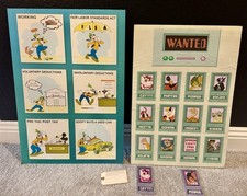 VINTAGE  90s DISNEY CAST MEMBER EMPLOYEE TRAINING Manual 2 X Posters Signs  READ picture