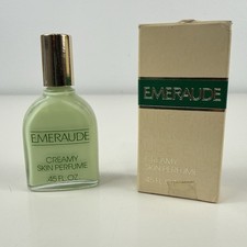 Vtg COTY Emeraude Creamy Skin Perfume Mini Novelty 0.45 oz COLLECTIBLE NIB picture