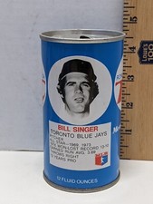 Vintage 70's Royal Crown RC Cola MLB Bill Singer Baseball Can picture