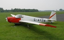 Slingsby T61A Falke Mahogany Desktop Wood Airplane New Model Large Scale 1/48 picture